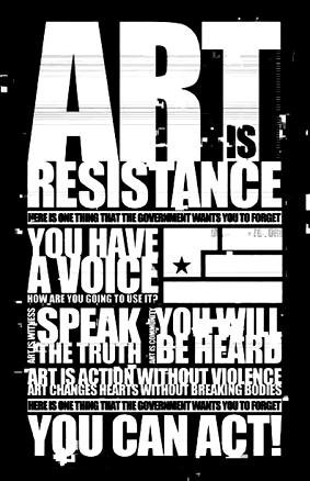 art is resistance